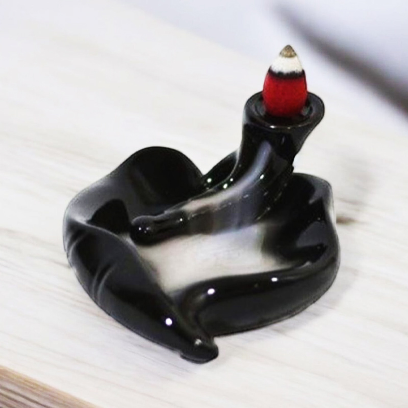 Cascada de Humo Hoja 10x10cm