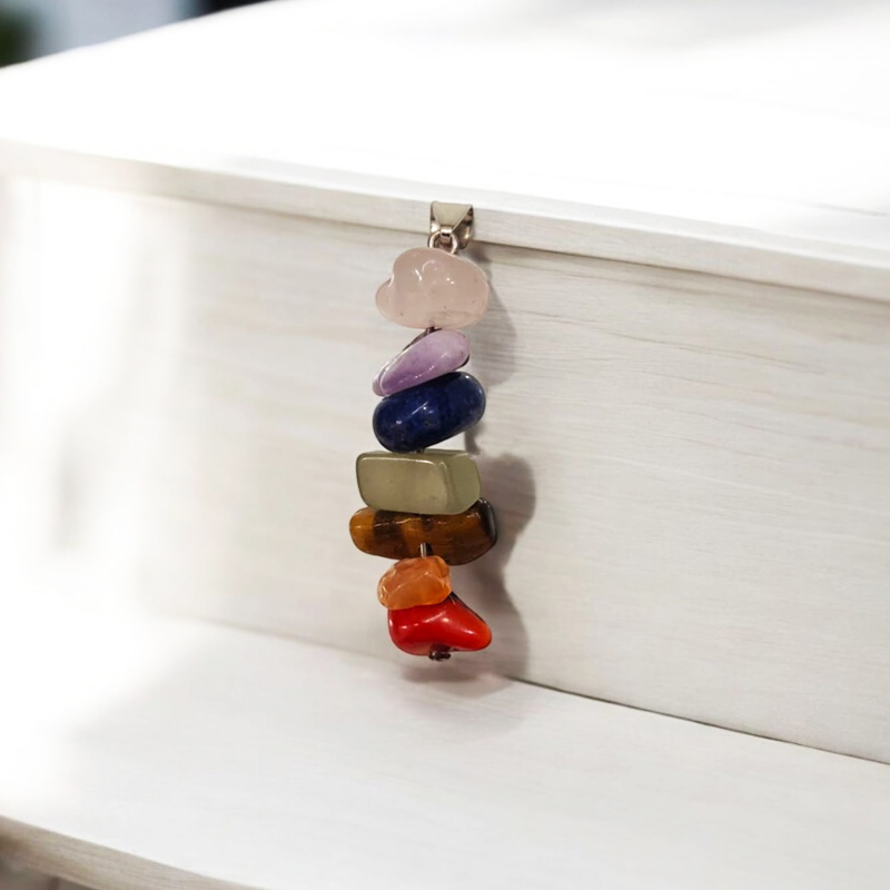 Dije Gema 7 Chakras Grande