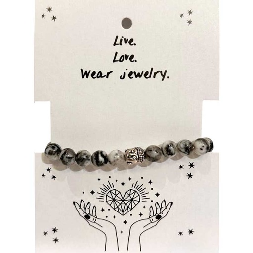 Pulsera Gema Cuarzo Turmalinado