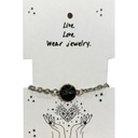 Pulsera Gema Turmalina en Bruto