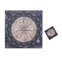 Paño de Tarot 70x70cm, Runas y Mandalas