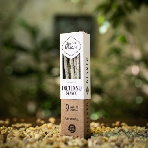 Sahumerio Sagrada Madre 9v Incienso Blanco x9u