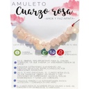 Pulsera Gema Cuarzo Rosa