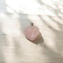 Dije Gema Cuarzo Rosa Corazon