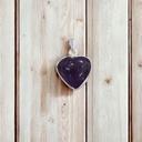 Dije Gema Amatista Corazon con Virola