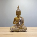 Buda Dorado con Espejos 22cm