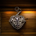 Dije Relicario Corazon con Llave