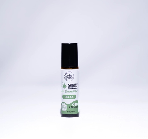 Aceite Corporal con Cannabidiol Relax, CBD &amp; Arnica, Roll-On x10ml, Sentida Botánica