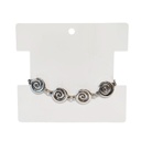 Pulsera Trendy Plateada con Caracoles