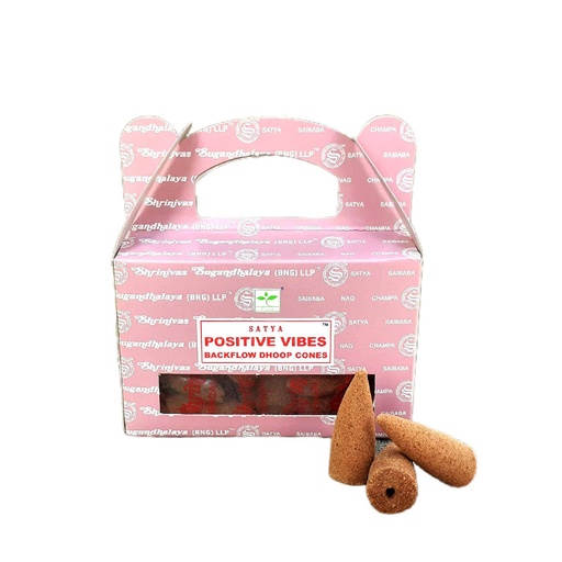 Conos para Cascada de Humo Satya Positive Vibes 24u