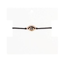 Pulsera Hilo Amuleto Ojo con Negro