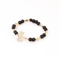 Pulsera Elastica Negra Libelula