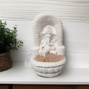 Lampara de Sal con Ganesha de Yeso Grande 28cm