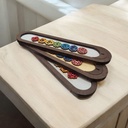 Porta Sahumerio Madera 7 Chakras