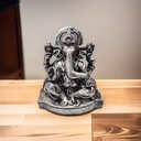 Ganesha Resina en Base Plateado 11cm