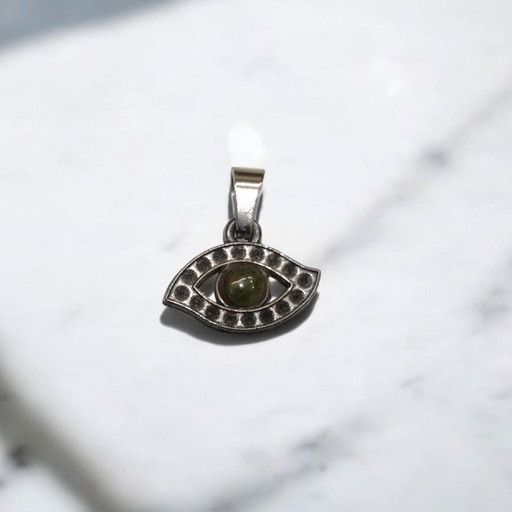 Dije Gema Labradorita en Ojo