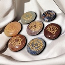 Set Piedras Ovaladas 7 Chakras