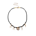 Collar Corto Heartbeat Charms