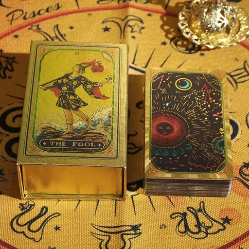 Tarot The Fool Gold Foil Tarot