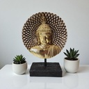 Buda Resina Dorado 20cm