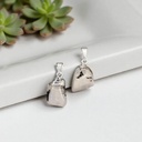 Dije Gema Adularia Piedra de la Luna Rolada