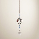 Atrapasoles Arbol con Cristales Naturales 40cm