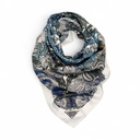 Pañuelo Art Blue 90x90cm